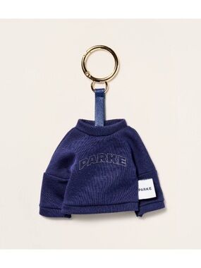 PARKE X Target mockneck sweatshirt keychain